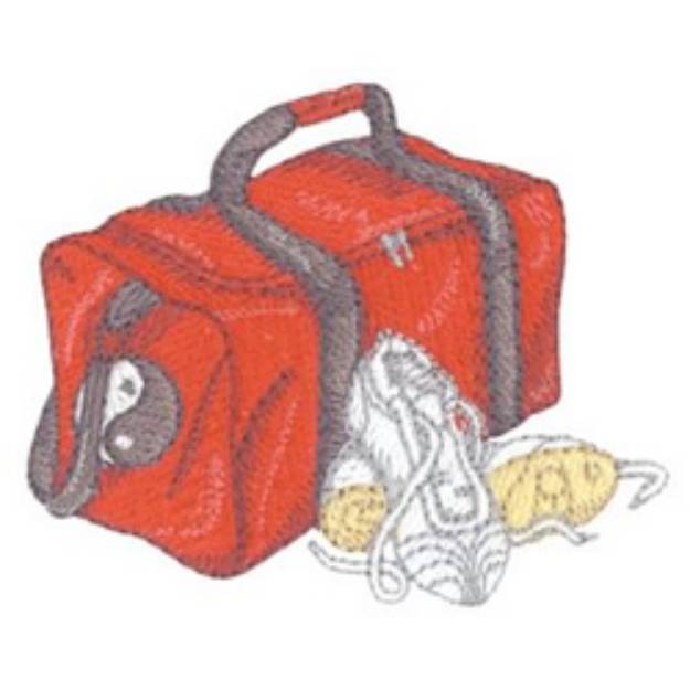 Picture of Duffel Bag Machine Embroidery Design