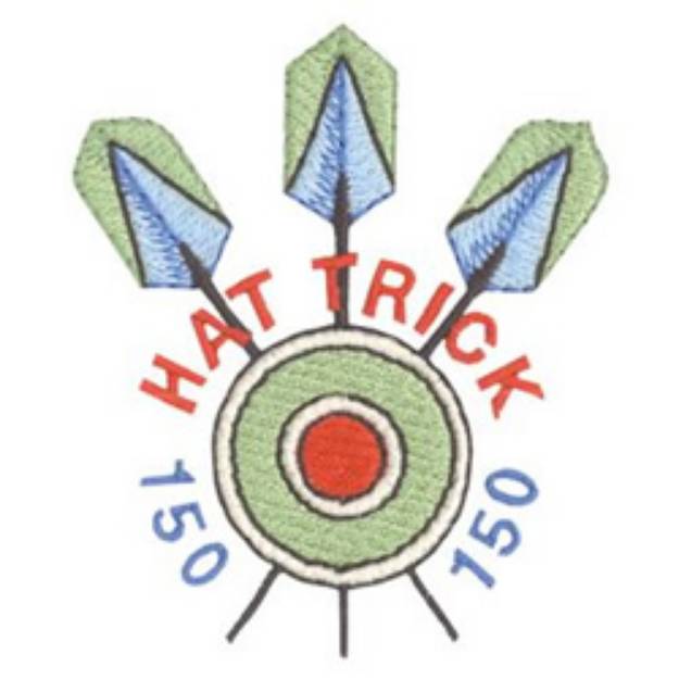 Picture of Hat Trick Machine Embroidery Design