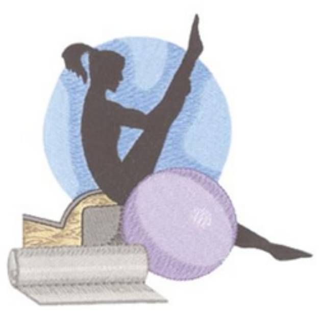 Picture of Pilates Machine Embroidery Design