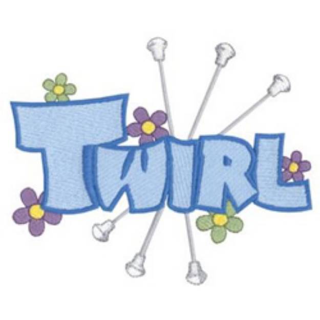 Picture of Twirl Machine Embroidery Design