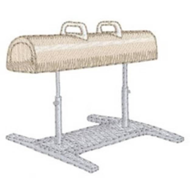 Picture of Pommel Horse Machine Embroidery Design