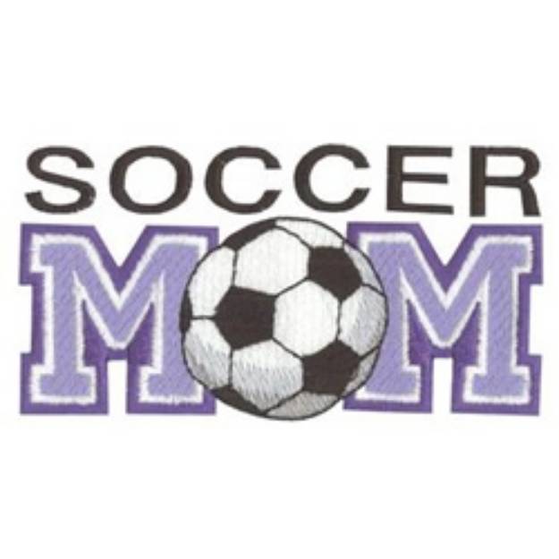 Picture of Soccer Mom Machine Embroidery Design