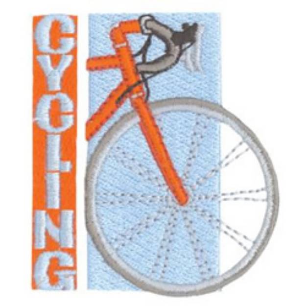 Picture of Cycling Machine Embroidery Design