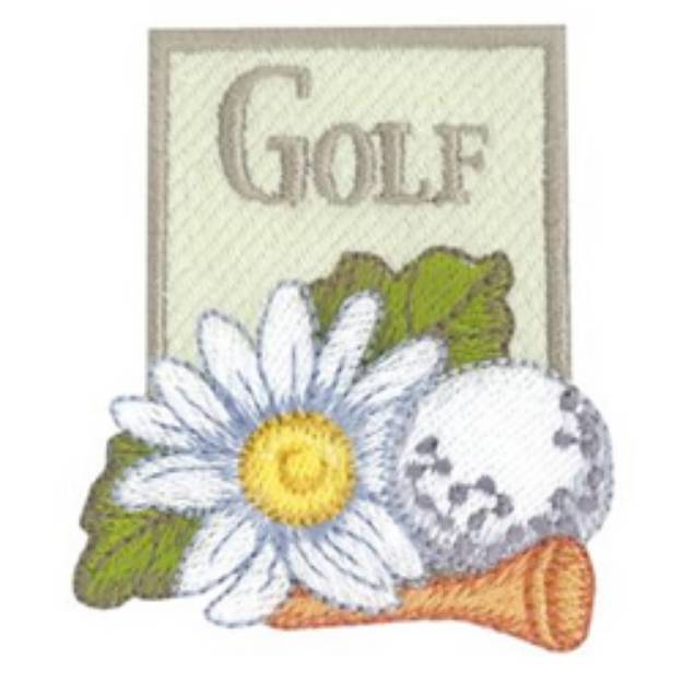 Picture of Ladies Golf Machine Embroidery Design