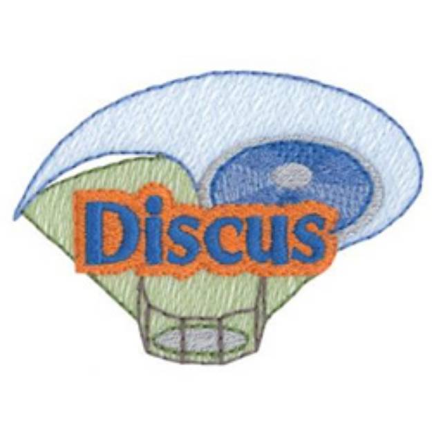 Picture of Discus Machine Embroidery Design