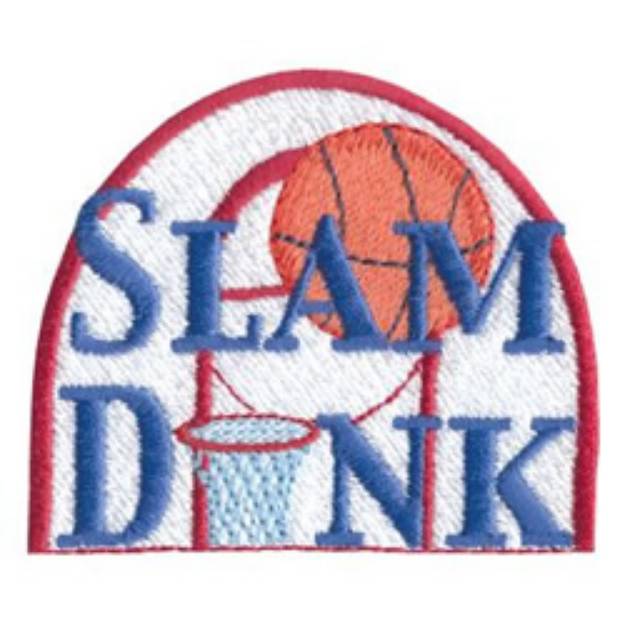 Picture of Slam Dunk Machine Embroidery Design