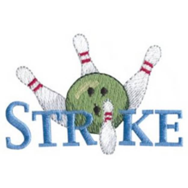 Picture of Strike Machine Embroidery Design