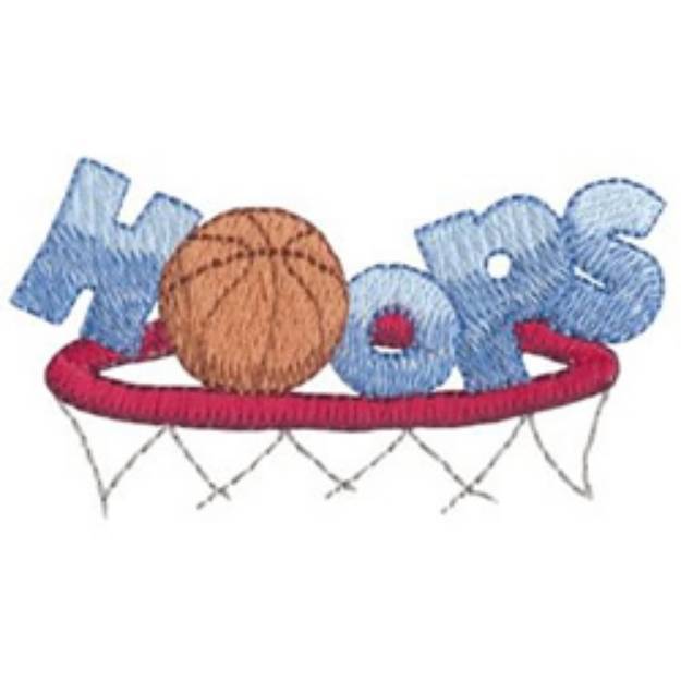 Picture of Hoops Machine Embroidery Design