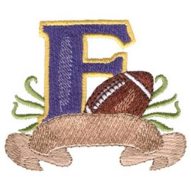 Picture of Football Design Machine Embroidery Design