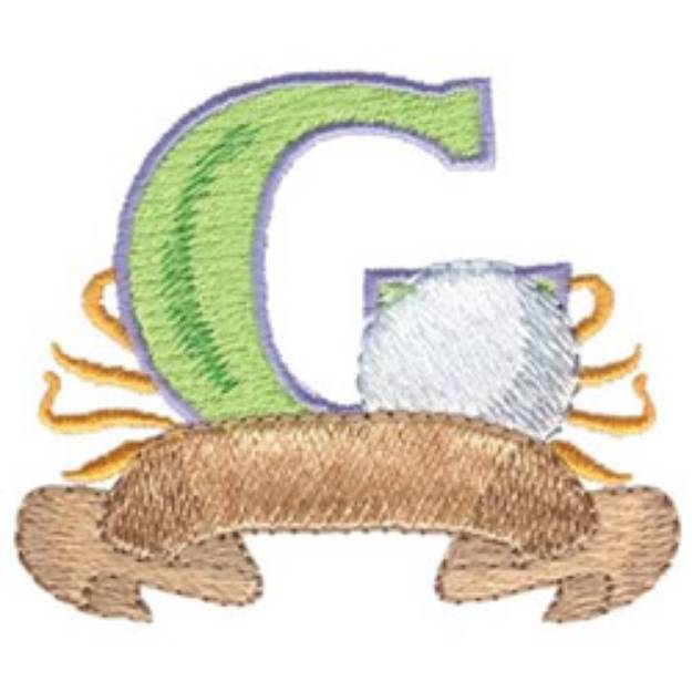 Picture of Golf Design Machine Embroidery Design