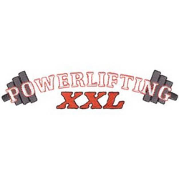 Picture of Powerlifting Machine Embroidery Design