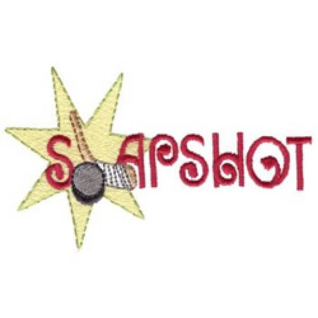 Picture of Slapshot Machine Embroidery Design