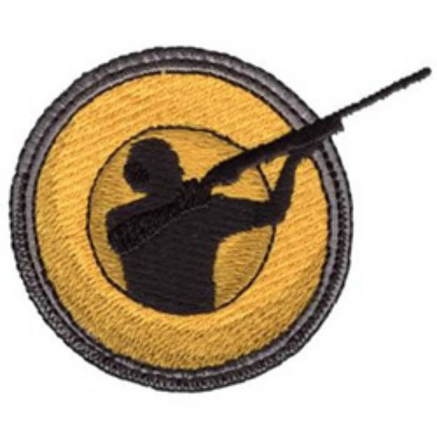 Picture of Skeet Shooter Machine Embroidery Design