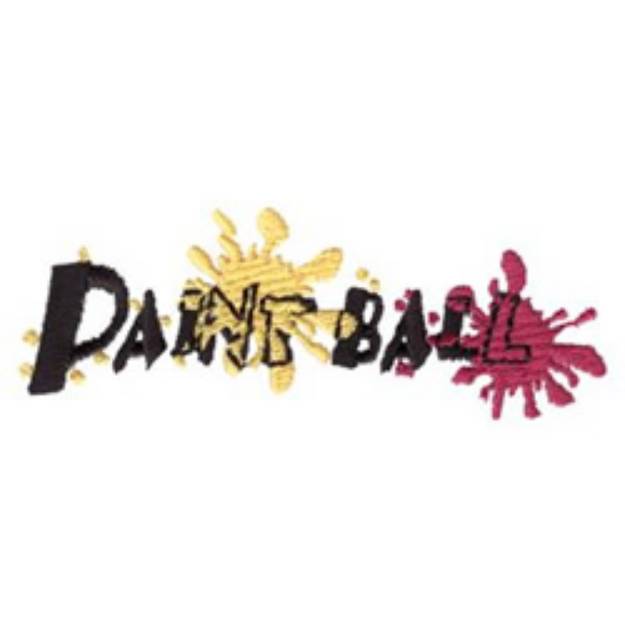 Picture of Paintball Machine Embroidery Design