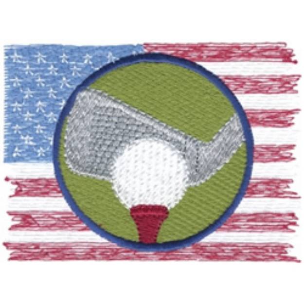 Picture of American Golf Machine Embroidery Design