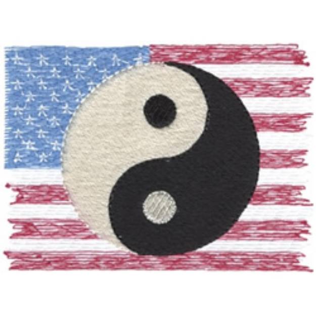 Picture of American Martial Arts Machine Embroidery Design