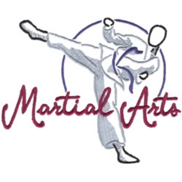 Picture of Martial Arts Machine Embroidery Design