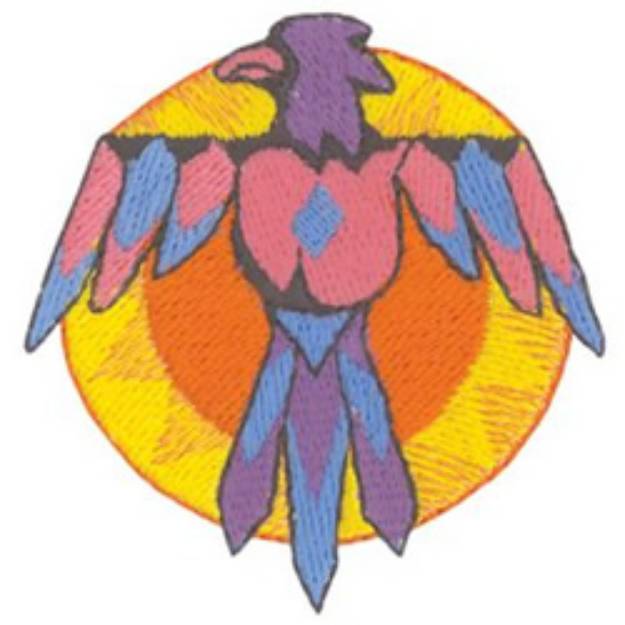 Picture of Thunderbird Machine Embroidery Design