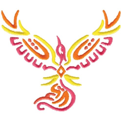 Phoenix Machine Embroidery Design