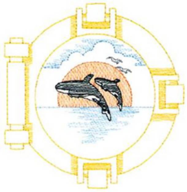 Picture of Orcas Machine Embroidery Design