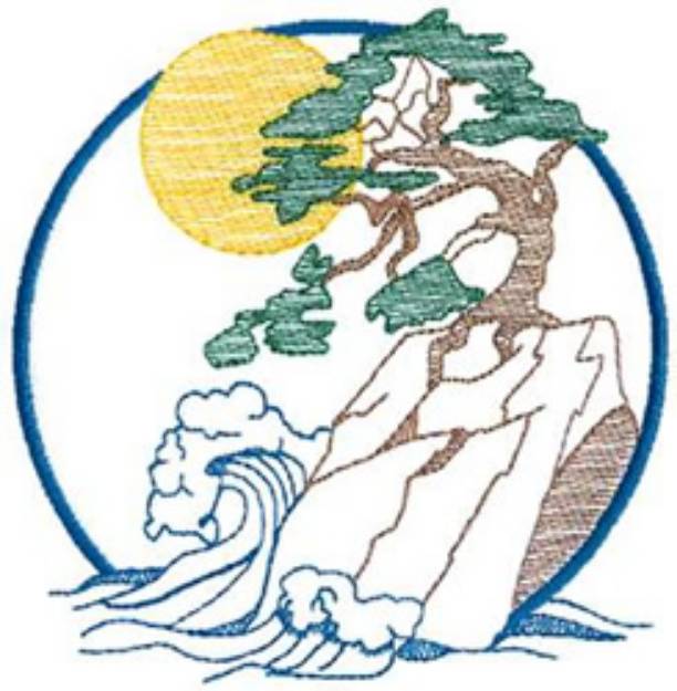 Picture of Bonsai Machine Embroidery Design