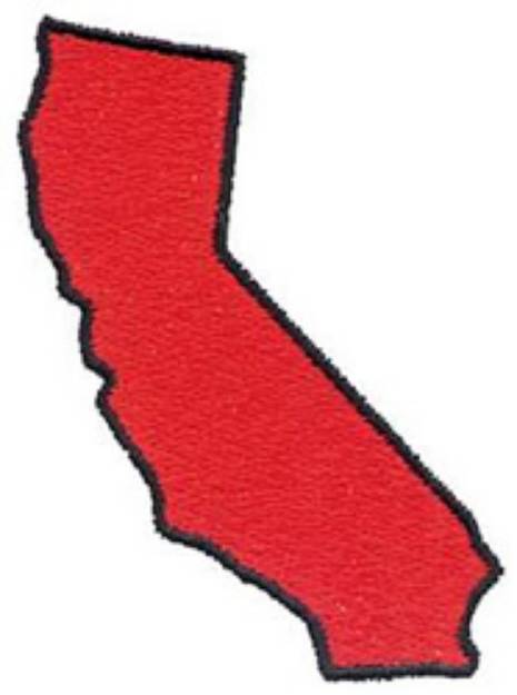 Picture of California Machine Embroidery Design