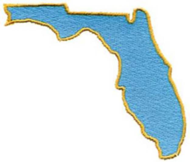 Picture of Florida Machine Embroidery Design