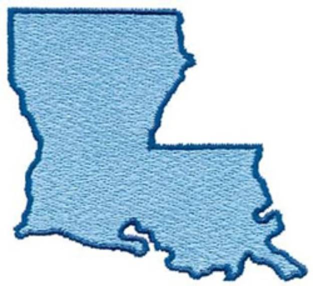 Picture of Louisiana Machine Embroidery Design