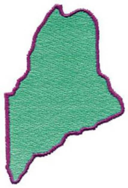 Picture of Maine Machine Embroidery Design