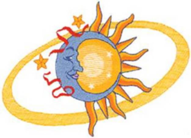 Picture of Celestial Design Machine Embroidery Design