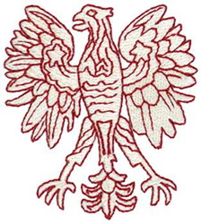 Polish Eagle Machine Embroidery Design
