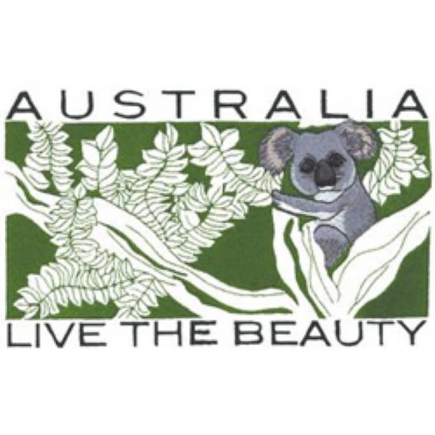 Picture of Australia Machine Embroidery Design