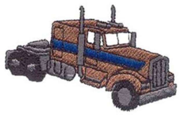 Picture of Truck 1 Machine Embroidery Design