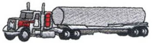 Picture of Tanker Machine Embroidery Design