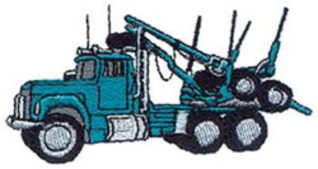 Picture of Logging Truck Machine Embroidery Design