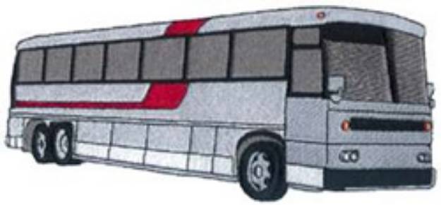 Picture of Charter Bus Machine Embroidery Design