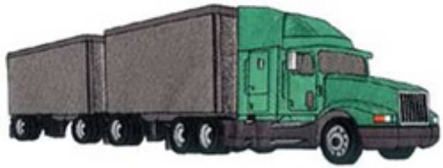 Picture of Freight Truck Machine Embroidery Design