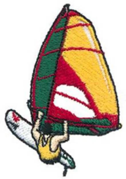 Picture of Windsurfer Machine Embroidery Design