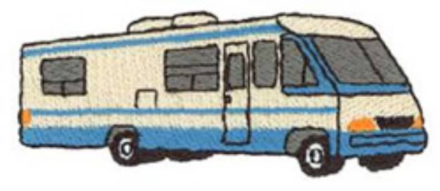 Picture of Motor Home Machine Embroidery Design