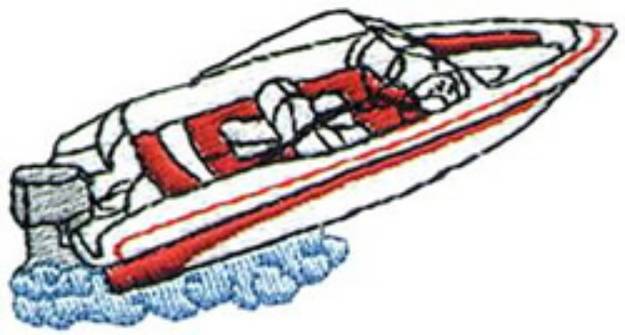 Picture of Outboard Machine Embroidery Design