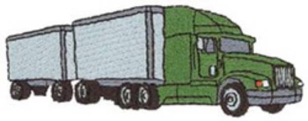 Picture of Sm. Freight Truck Machine Embroidery Design