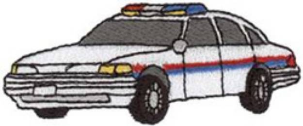 Picture of Patrol Car Machine Embroidery Design