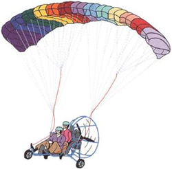 Aerochute Machine Embroidery Design