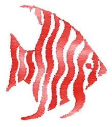 Angelfish Machine Embroidery Design