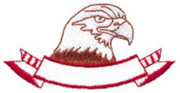 Picture of Eagle/ribbon Machine Embroidery Design