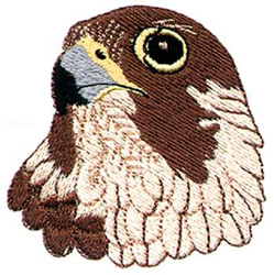 Peregrine Falcon Machine Embroidery Design