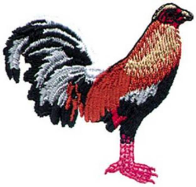 Picture of Game Cock Machine Embroidery Design