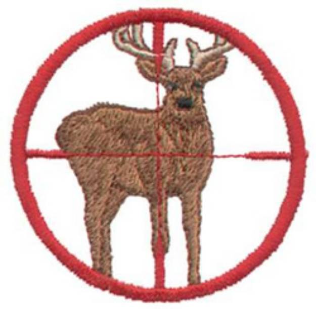 Picture of Deer In Sights Machine Embroidery Design