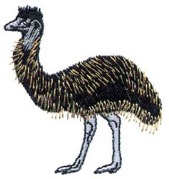 Picture of Emu Machine Embroidery Design