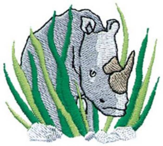 Picture of Rhinoceros Machine Embroidery Design